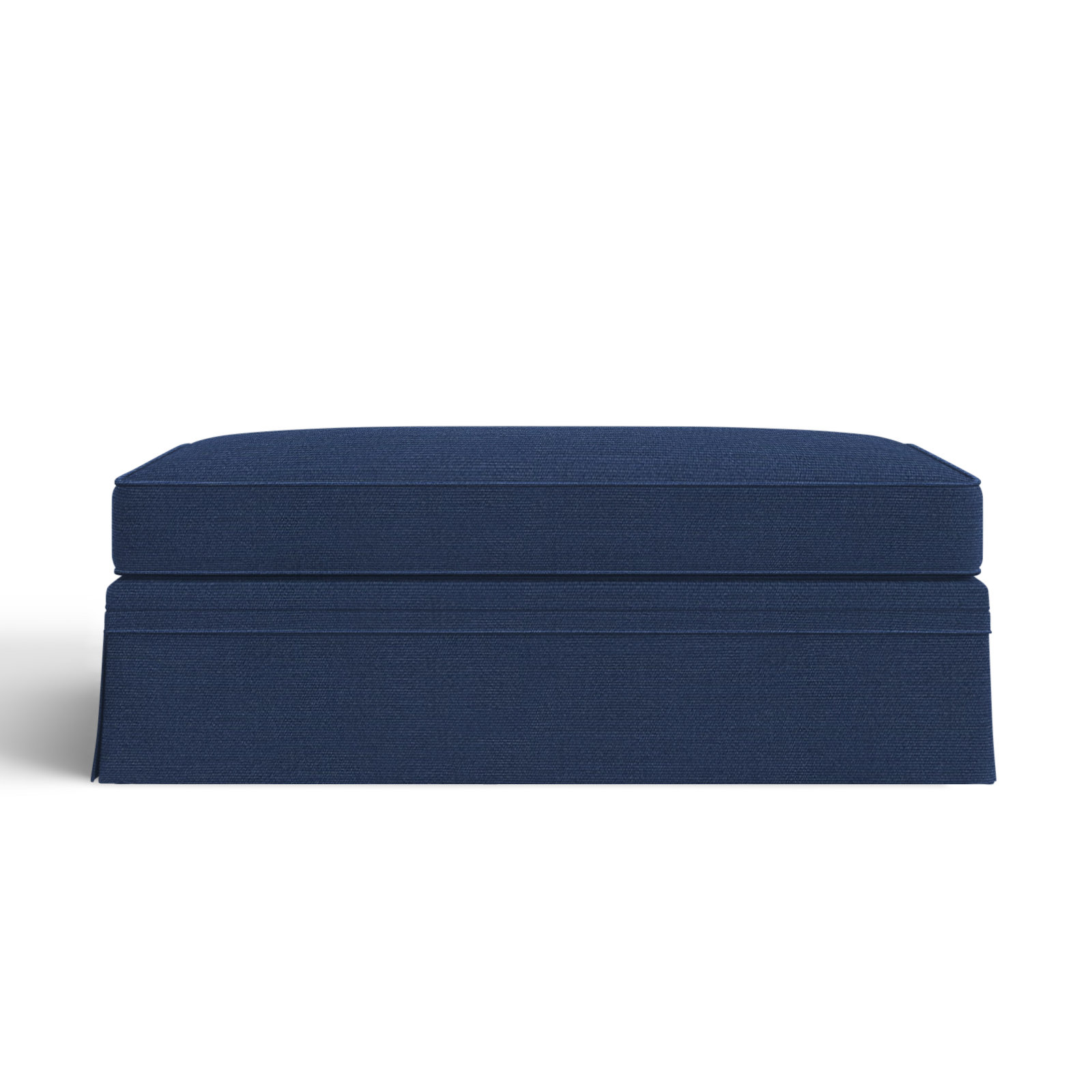 Shelby 47" Ottoman, Canvas Navy Sunbrella® Canvas