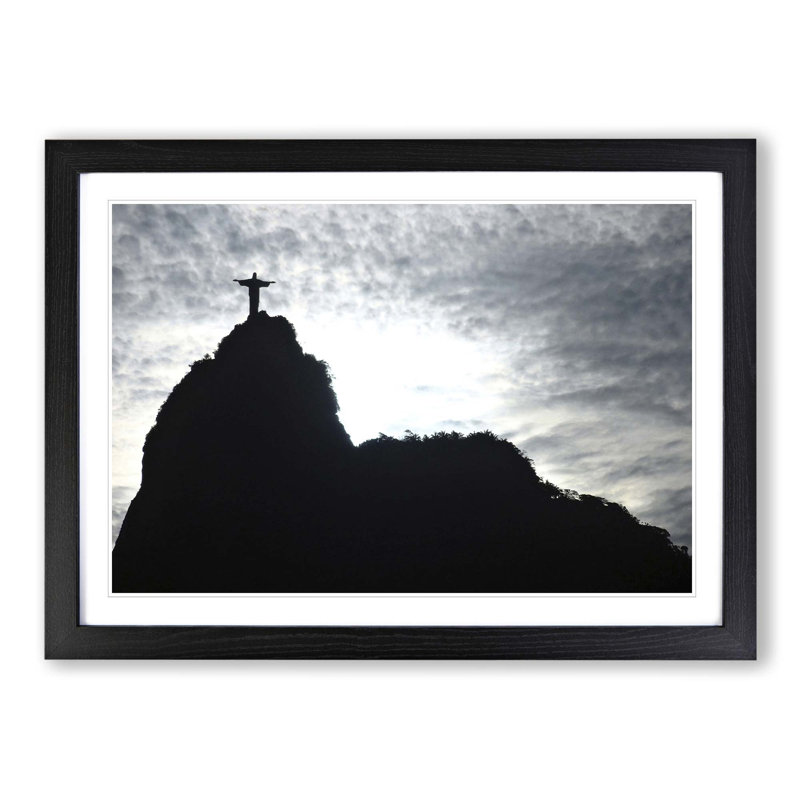 Single Picture Frame Print, Black