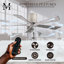 60" Irene 5-Blade Hugger Ceiling Fan with Wall Remote-1087667333-1087667386-1087667387