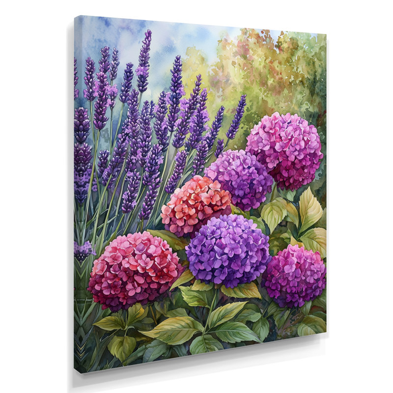 Bowman - Floral Canvas Wall Art, Toile tendue, Ne s’applique pas, H 20 po x l 12 po