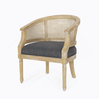 Exquisite French Country Accent Chair Crafted From Rubber Wood, Blending Elegance, Comfort, And Functionality For Every Home.