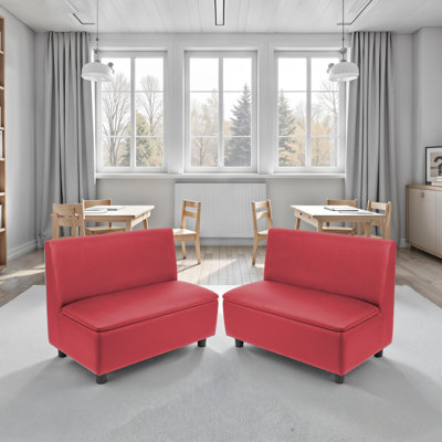 Ensemble de 2 canapés modulaires Kid Comfort - rouge