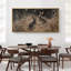 Illustration de lapins dans le désert, décorations de chambre à coucher neutres, impression numérique sur toile giclée sur toile-111653076-111653078