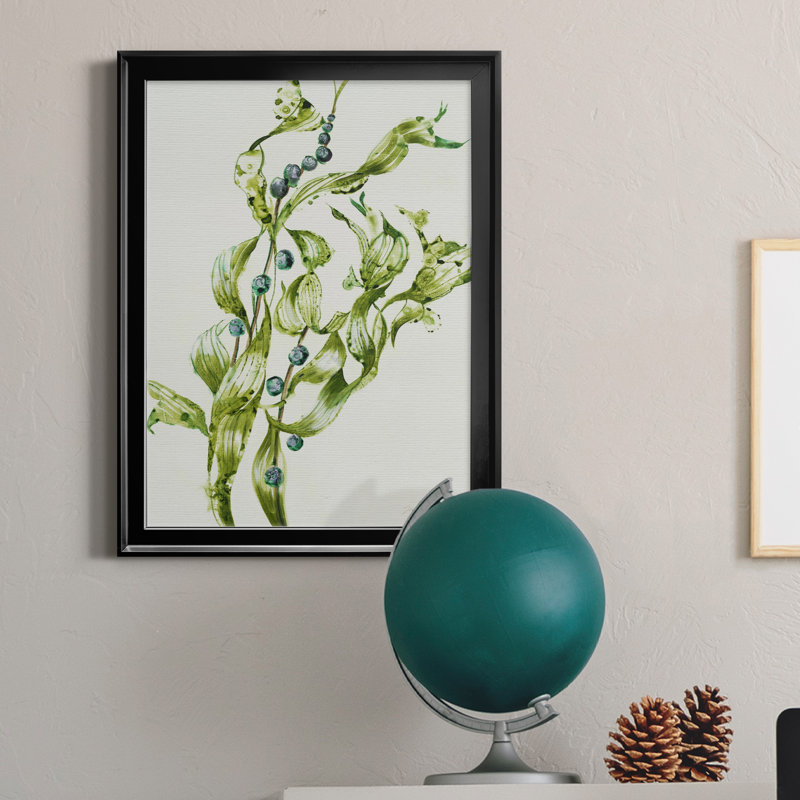 Toile encadrée de qualité supérieure Sea Grapes - prête à être accrochée, H 18,5 po x l 24,5 po x P 1,5 po