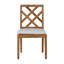 Chaise d'appoint d'extérieur en teck Haley-70064676-38582261-38582283
