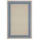Tapis intérieur / extérieur bleu / beige