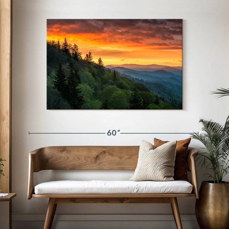 Lever de soleil à Alvord, H 32 po x l 48 po