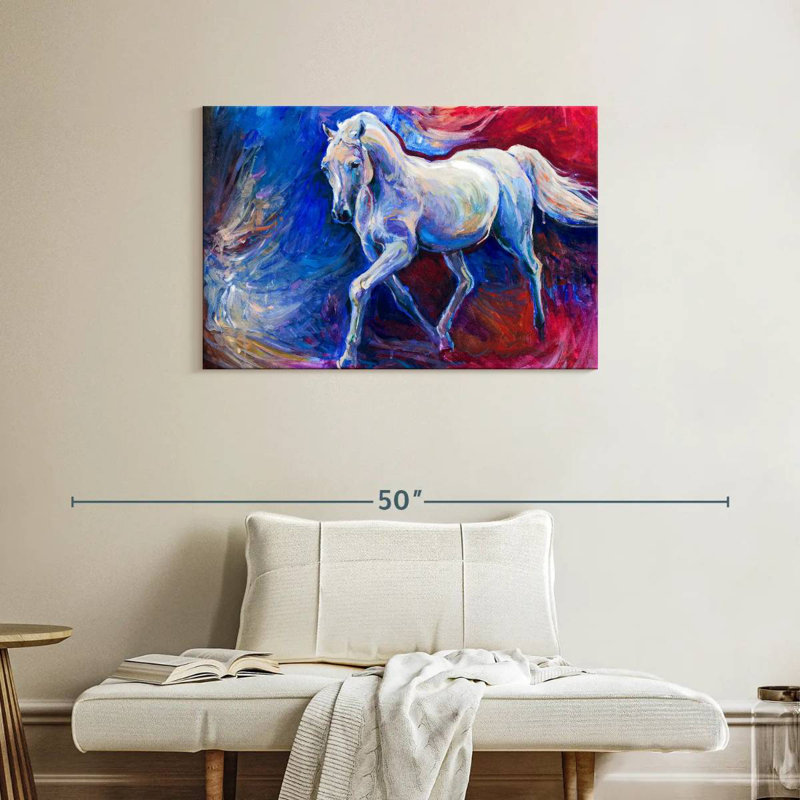 Brampt Horse coloré, H 24 po x l 36 po