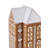 Gingerbread 6.7'' H Stoneware Tabletop Lantern