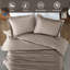 Ensemble de housse de couette 100% flanelle de coton Blue Nile Mills - Motif douillet et uni-122574208-122574214
