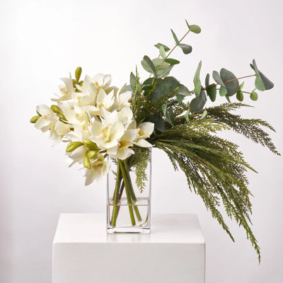 Faux Floral in Vase