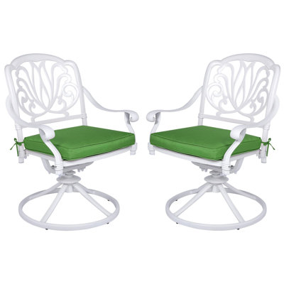 Outdoor Dining Armchair with Cushions