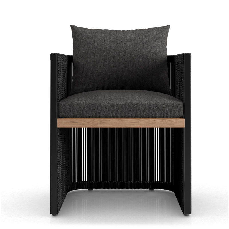 Clifton Dining Chair In Peppercorn Fabric