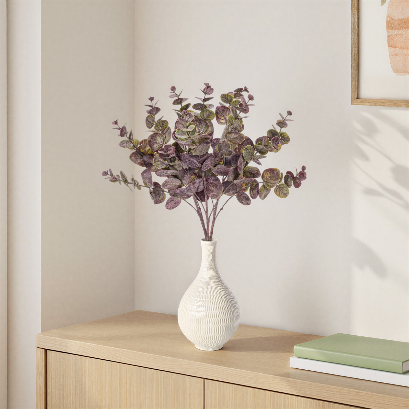 19'' Faux Plant, Red
