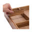 Ensemble de 9 tiroirs en bois d'acacia