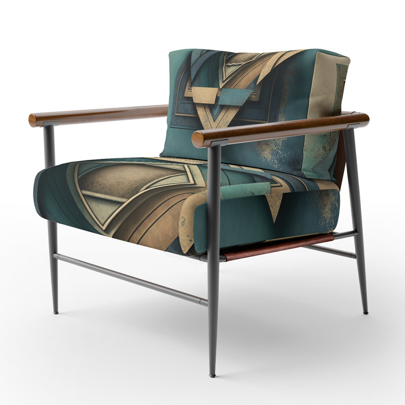 Fauteuil rembourré contemporain, Perfect Abstract Perfect VI, Noir, noir, noir, noir