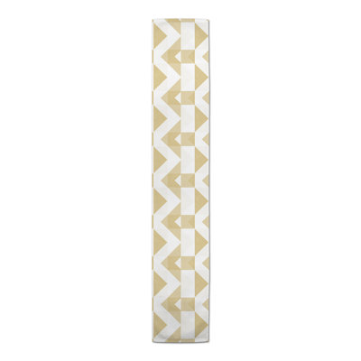 Geo Block Blue 4 Table Runner