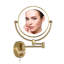 Miroir de maquillage lumineux grossissant Bertwalda-903098593