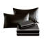 Ensemble de draps en satin 4 pièces Elegant Comfort Luxurious Silky-126541379-126541390