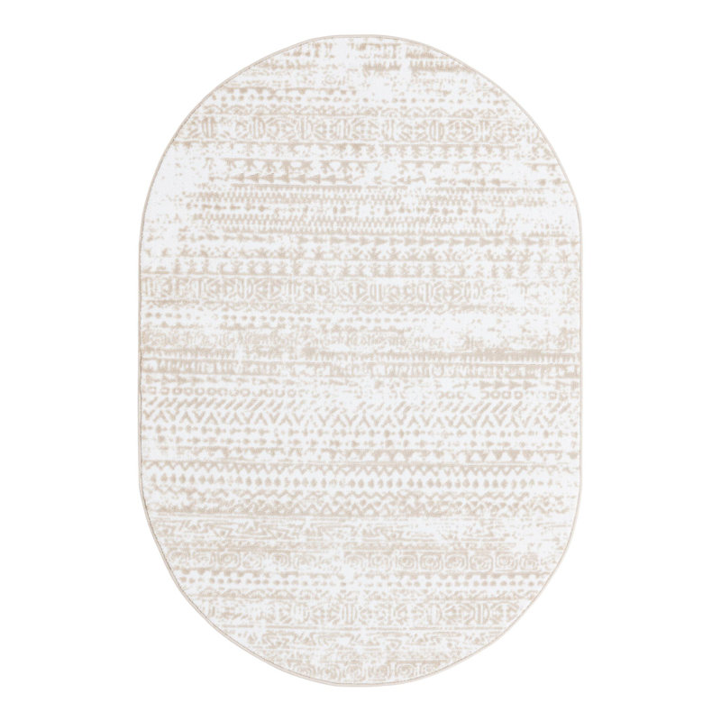 Ardussi Abstract Indoor Rug, Oval 4' x 6'