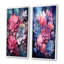 «Pink Blue Succulent Resilience», 2 pièces sur toile-671567050-671567052