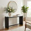 Console Everly Quinn en bois et pierre pour une décoration intérieure élégante