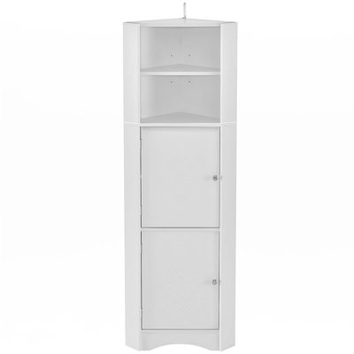 Tall Bathroom Corner Cabinet