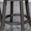 Tabouret de comptoir 24 po avec touche, siège en tissu - tabouret à la mode, structure de finition, revêtement, mouvement pivotant confortable et construction-1091281156