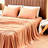 Floral Damask Tufted Sheet Set - Soft Wrinkle Resistant Bedding - Dorm Room Essentials Collection-115841082-115841086