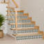 6" x 6" Floral Vinyl Peel and Stick Mosaic Tile (Set of 24)