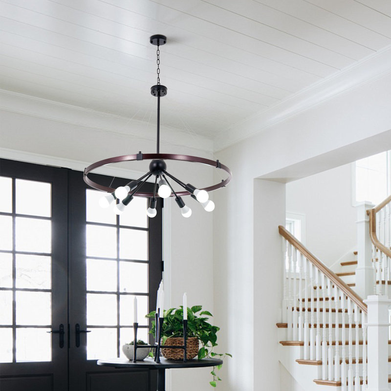 1 8 - Light Dimmable Sputnik Sphere Chandelier