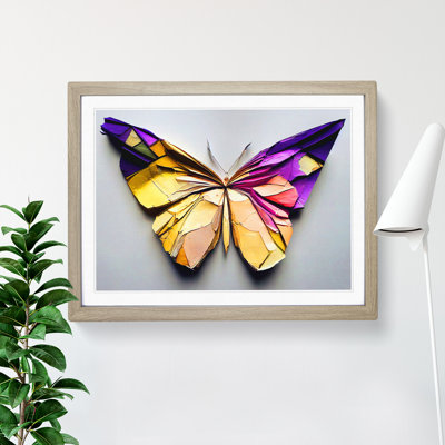 Shining Butterfly - Framed Print