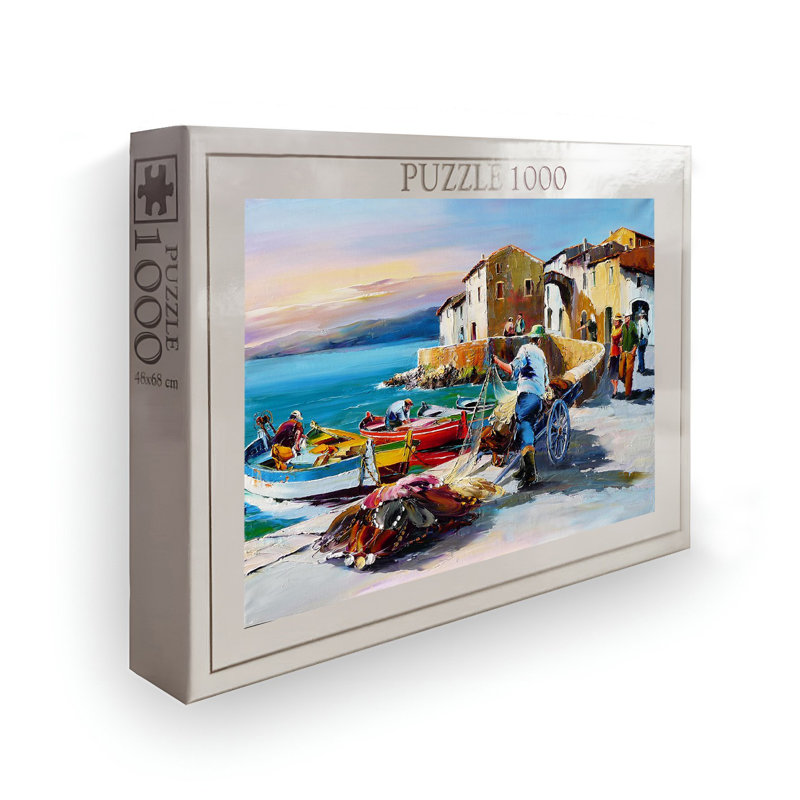 1000-Piece Jigsaw Puzzle, 26.8 x 18.9 inches | High-Quality 100% Cardboard, Vibrant Design | Perfect for Family Fun, Stress Relief & Educational Play | Gift for Adults & Kids | Box Size: 13.2 x 9.1 x 2.0 inches