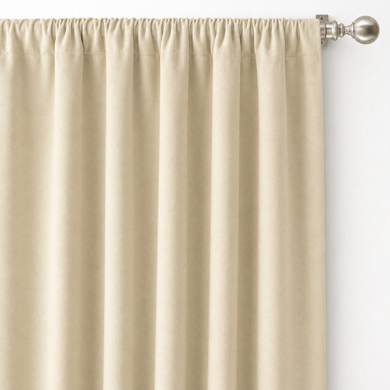 Solid Velvet | Tuscan Fabric, Cream