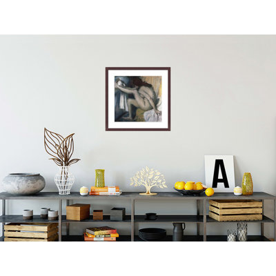 «After the Bath» par Edgar Degas, impression giclée sur cadre
