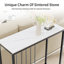 Rissa 80cm Stone Top Console Table-1654201439