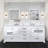 Double Bath Vanity with White Quartz Top-110913045