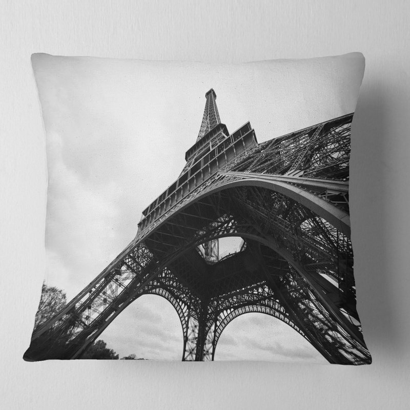 Coussin cityscape tour paris paris, 16 po x 1 po, Coussin décoratif