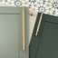 Knurled Bar Cabinet Handles & Coordinating Button Knob in Multiple Finish Variations-120875290-124874263