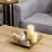 Usman Square Gold Metal Perfume Tray