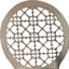 Chaise d'appoint Quantis King Louis en argent / noir