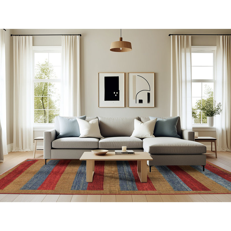 Abstract Indoor Rug, Rectangle 6' x 9'