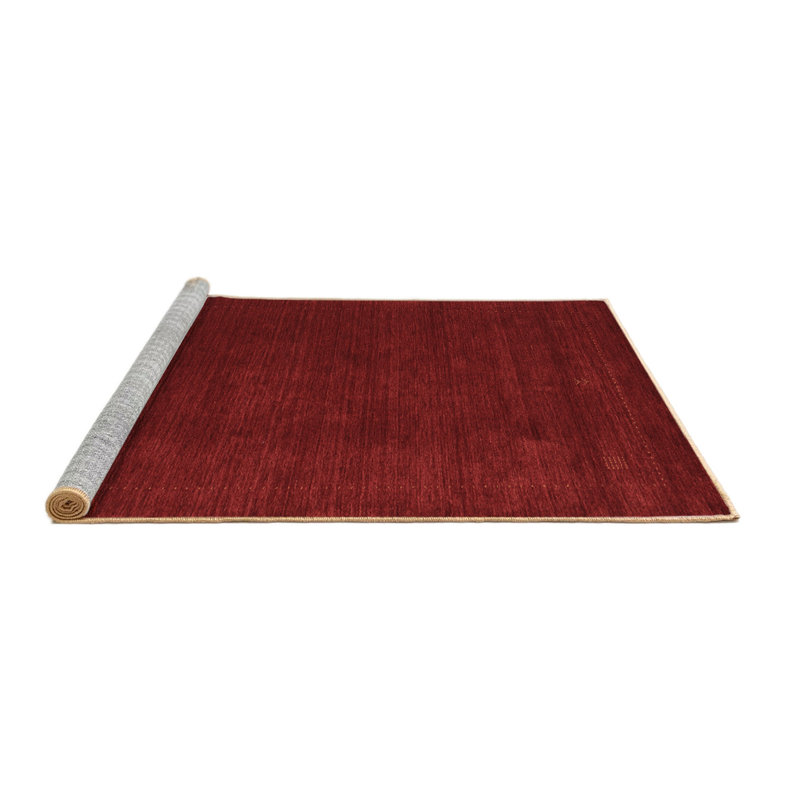 Tapis contemporains brun lavable à la machine 2648, Rond 7 pi