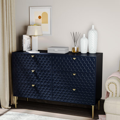 Commode 6 tiroirs l 47,8 po Lucresia