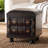 Ovitt Faux Leather Ottoman