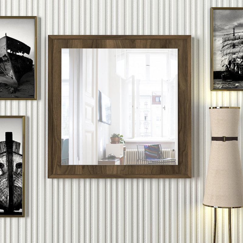 Ferrin Engineered Wood Wall Mirror
