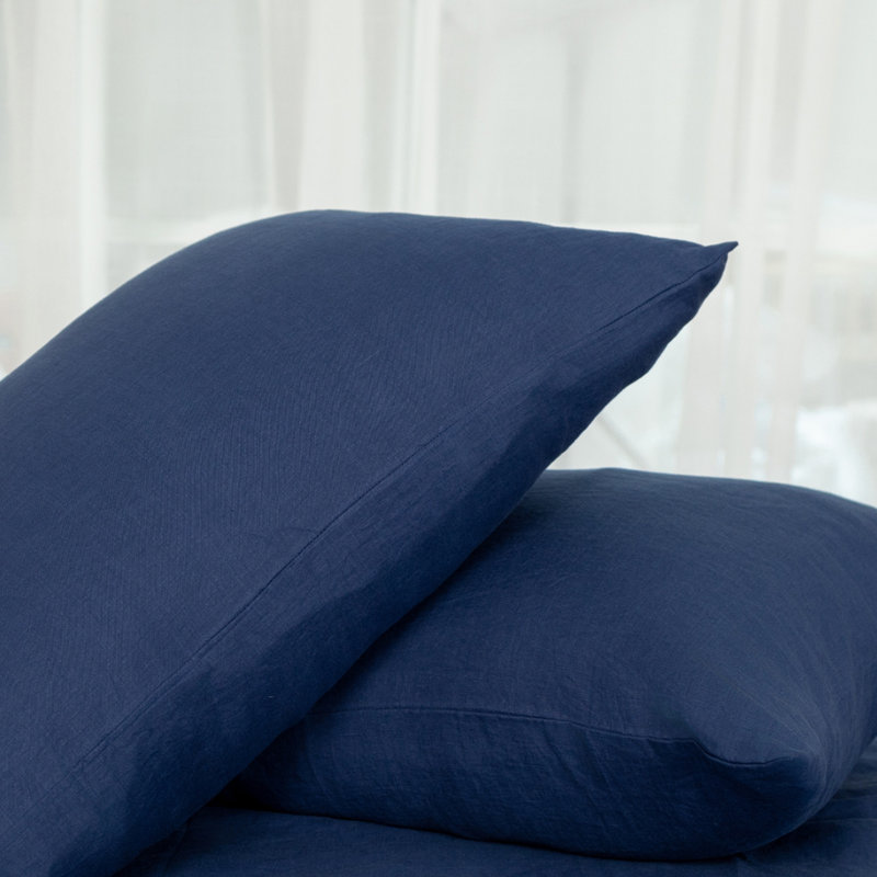 Basic 100% Linen - Set of 2, King Pillowcases