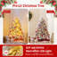 4,5 pi Arbre de Noël floqué avec lumière DEL-576129370
