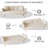 Futon Sofa Bed Convertible Sleeper Sofa Couch Loveseat For for Living Room, Office, Apartment-1506167632