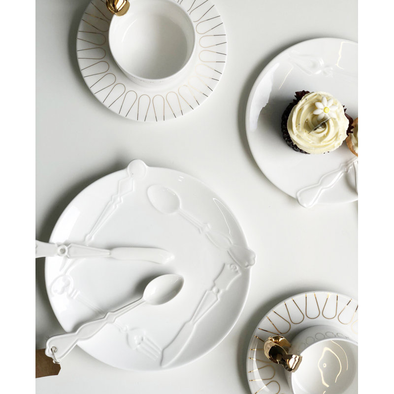 Cutlery Bone China Appetizer Plate